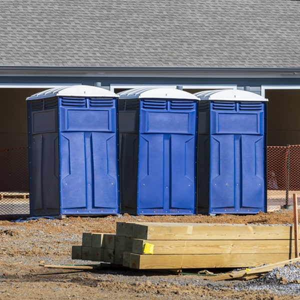 how can i report damages or issues with the porta potties during my rental period in Center Moriches